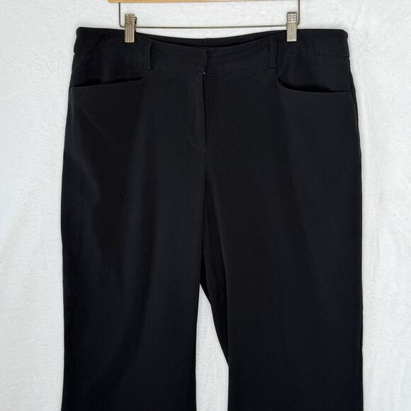 Lane Bryant Black Pants Womens Size 18 Dress Slacks Business Casual Work Wear - Picture 3 of 14